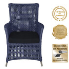 1 Poltrona E 1 Mesa Igapó Em Alumínio Pintura Fendi Corda Náu