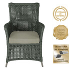 1 Poltrona E 1 Mesa Igapó Em Alumínio Pintura Fendi Corda Náu