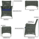 1 Poltrona E 1 Mesa Igapó Em Alumínio Pintura Fendi Corda Náu