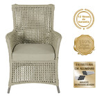 1 Poltrona E 1 Mesa Igapó Em Alumínio Pintura Fendi Corda Náu