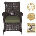 1 Poltrona E 1 Mesa Igapó Em Alumínio Pintura Fendi Corda Náu