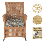 1 Poltrona E 1 Mesa Igapó Em Alumínio Pintura Marrom Corda Ná