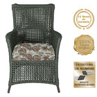 1 Poltrona E 1 Mesa Igapó Em Alumínio Pintura Marrom Corda Ná