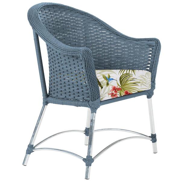 1 Poltrona Roma De Área Varanda Jardim Edícula Azul Escuro Es
