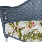 1 Poltrona Roma De Área Varanda Jardim Edícula Azul Escuro Es