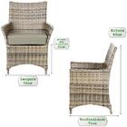 1 Poltrona Topázio De Área Varanda Jardim Edícula Em Alumínio