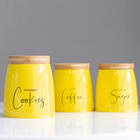 1 Porta-condimento Pote Coffee E Sugar 800ml Com Tampa Casa C