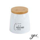 1 Porta-condimento Pote Coffee E Sugar 800ml Com Tampa Casa C