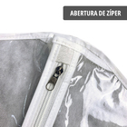 1 Porta Terno Camisa Branco Reforçado Com Zíper 60 X 95