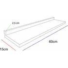 1 Prateleira Madeira 60x15 Parede