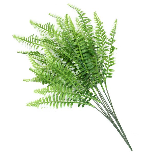 1 Ramo Decoração Arranjo Samambaia Artificial 42cm