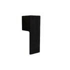 1 Registro Acabamento Quadrado Alavanca - Metal Luxo Preto