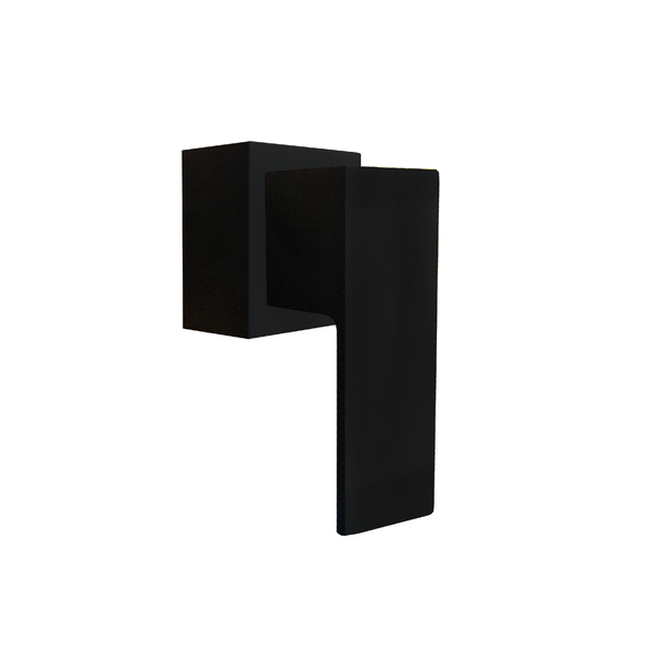 1 Registro Acabamento Quadrado Alavanca - Metal Luxo Preto