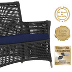 1 Sofá Área E Mesa Igapó Alumínio Pintura Fendi Corda Náutica