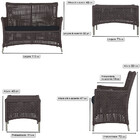 1 Sofá Área E Mesa Igapó Alumínio Pintura Fendi Corda Náutica