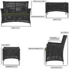 1 Sofá Área E Mesa Igapó Alumínio Pintura Fendi Corda Náutica