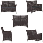 1 Sofá Área E Mesa Igapó Alumínio Pintura Fendi Corda Náutica