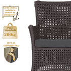 1 Sofá Área E Mesa Igapó Alumínio Pintura Fendi Corda Náutica