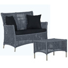 1 Sofá Área E Mesa Igapó Alumínio Pintura Fendi Corda Náutica