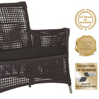 1 Sofá Área E Mesa Igapó Alumínio Pintura Fendi Corda Náutica