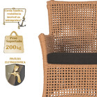 1 Sofá Área E Mesa Igapó Alumínio Pintura Fendi Corda Náutica