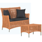 1 Sofá Área E Mesa Igapó Alumínio Pintura Fendi Corda Náutica