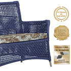 1 Sofá Área E Mesa Igapó Alumínio Pintura Fendi Corda Náutica