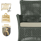 1 Sofá Área E Mesa Igapó Alumínio Pintura Fendi Corda Náutica