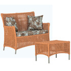 1 Sofá Área E Mesa Igapó Alumínio Pintura Fendi Corda Náutica