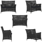 1 Sofá Área E Mesa Igapó Alumínio Pintura Marrom Corda Náutic