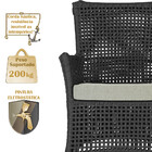 1 Sofá Área E Mesa Igapó Alumínio Pintura Marrom Corda Náutic