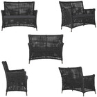 1 Sofá Área E Mesa Igapó Alumínio Pintura Marrom Corda Náutic