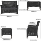 1 Sofá Área E Mesa Igapó Alumínio Pintura Marrom Corda Náutic