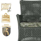 1 Sofá Área E Mesa Igapó Alumínio Pintura Marrom Corda Náutic