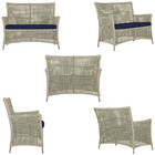 1 Sofá Área Externa Igapó Alumínio Pintura Fendi Corda Náutic