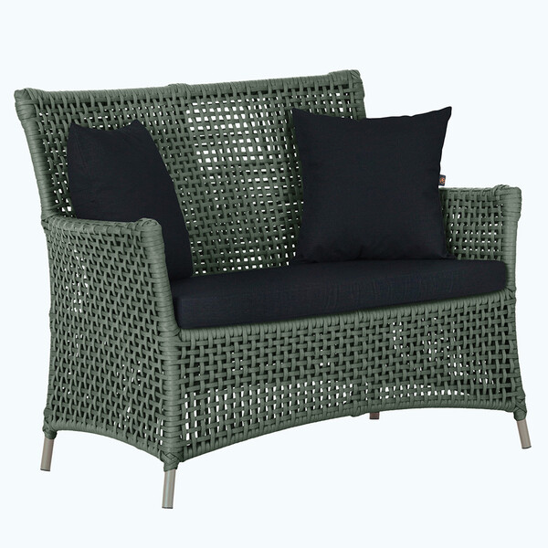 1 Sofá Área Externa Igapó Alumínio Pintura Fendi Corda Náutic