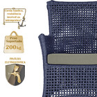 1 Sofá Área Externa Igapó Alumínio Pintura Marrom Corda Náuti