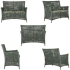 1 Sofá Área Externa Igapó Alumínio Pintura Marrom Corda Náuti