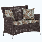 1 Sofá Área Externa Igapó Alumínio Pintura Preta Corda Náutic