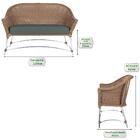 1 Sofa Roma - Goiaba Estonado A09