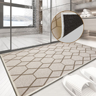 1 Tapete Banheiro Antiderrapante Absorve 50x80 Js Fu Hex M60