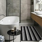 1 Tapete Banheiro Antiderrapante Antimofo Js At50pt 50x80