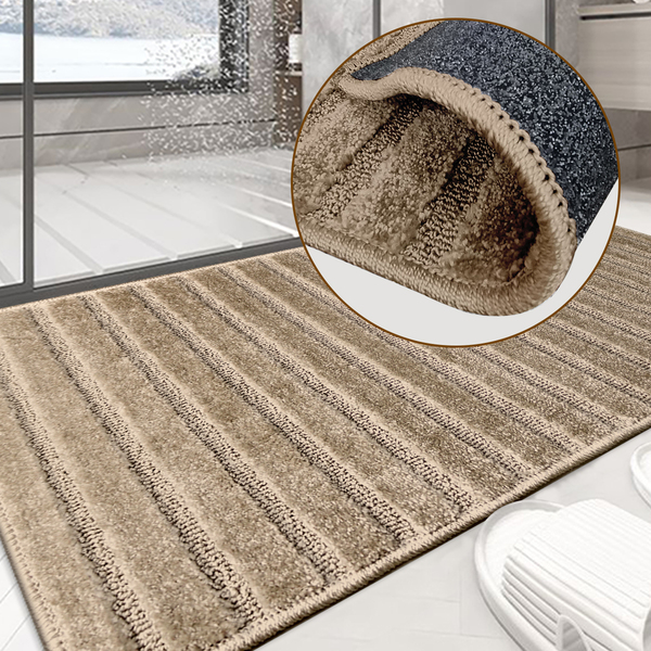 1 Tapete Banheiro Antiderrapante Grande Soft Re03 Js 50x100