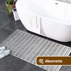 1 Tapete Banheiro Antiderrapante Grande Soft Re51 Js 50x100