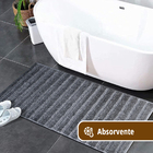 1 Tapete Banheiro Antiderrapante Grande Soft Re52 Js 50x100