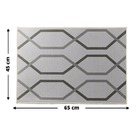 1 Tapete Banheiro Antiderrapante Macio Antimofo Dona7 45x65