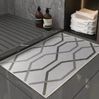 1 Tapete Banheiro Antiderrapante Macio Antimofo Dona7 45x65