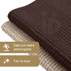 1 Tapete Banheiro Antiderrapante Macio Macarrão Bolinha Dlmr