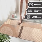 1 Tapete Banheiro Grande Antimofo Soft Macio Js Rg35ta 50x80
