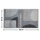 1 Tapete Banheiro Grande Antimofo Soft Macio Js Rg52gf 50x80